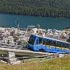 ENGADIN St. Moritz: Chantarellabahn mit St. Moritz