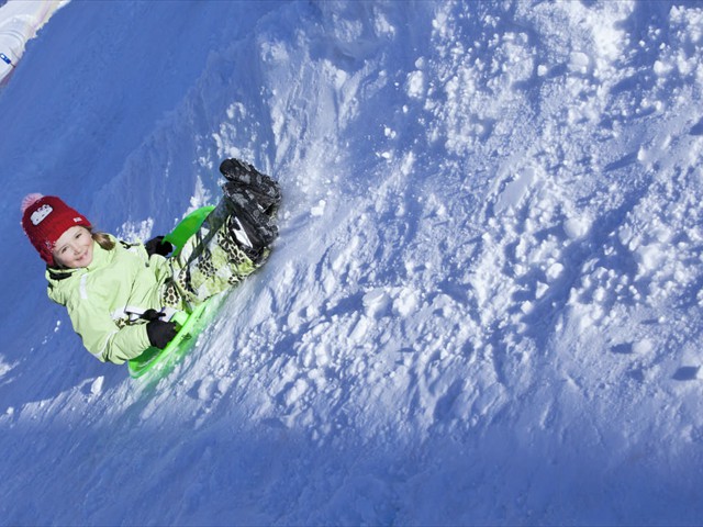 Schneespielplatz in Vent, Ötztal