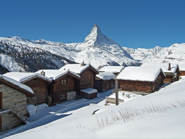Der kleine Weiler Findeln, Zermatt