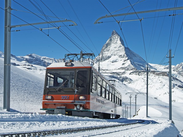 Gornergratbah im Winter, Zermatt