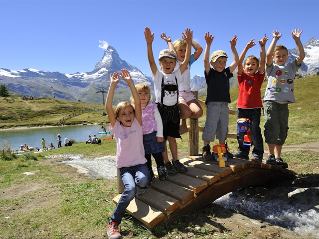 Kinder in Zermatt