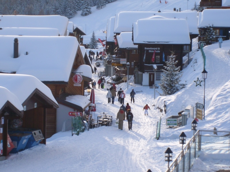 Winterurlaub in einer Ferienwohnung auf der Bettmeralp in der Aletsch Arena, Wallis