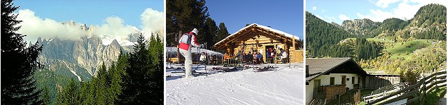 Dolomiten, Sommer, Winter