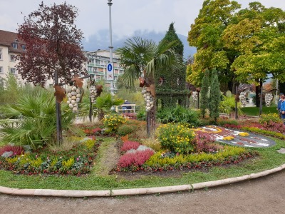 Kurgarten beim Kurhaus in Meran, Südtirol