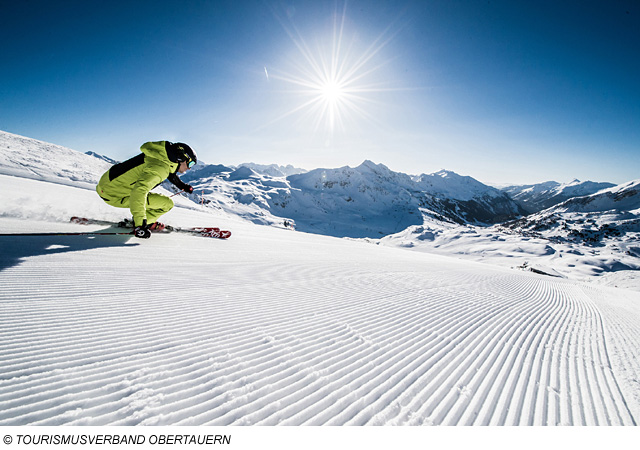 Skifahrer in Obertauern