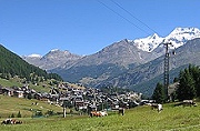 Blick auf Saas-Fee