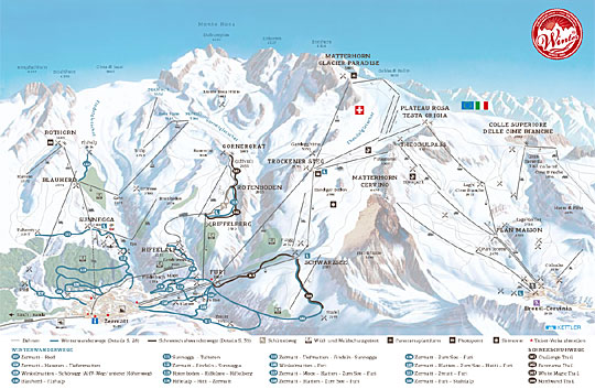 Skigebiet Zermatt Matterhorn Glacier Paradise Pistenplan skigebiet-zermatt-matterhorn-glacier-paradise-pistenplan