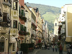 Die Stadt Sterzing in Südtirol