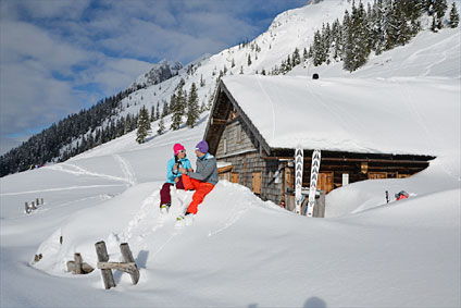 Salzburger Land an der Skipiste