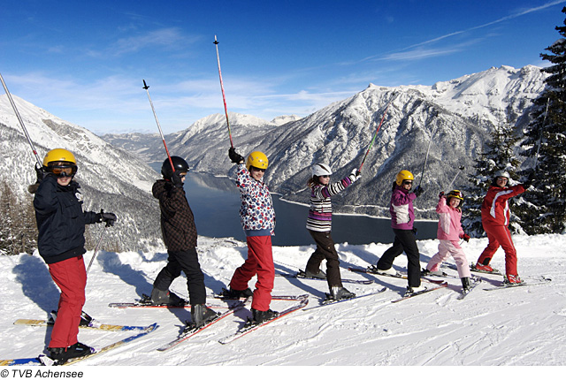 Kinderskikurs im Skigebiet Achensee