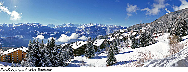 Winterpanorama Anzere