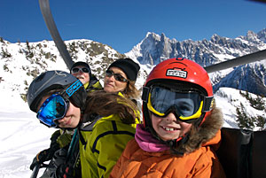 Familien Skiurlaub in Chamounix