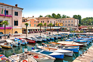 Der Hafen von Bardolino