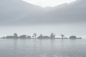 Insel Isola di Trimelone im Gardasee