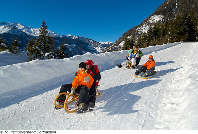 Rodeln im Skigebiet Gasteinertal