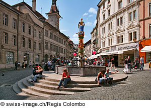 Lausanne am Genfersee, Schweiz