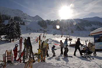 Giswil Mörlialp im Winter