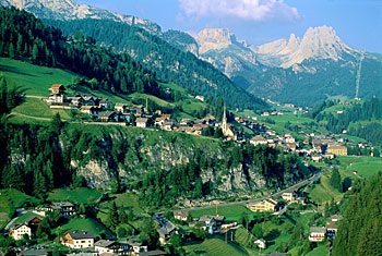 Ortsansicht St. Christina im Grödnertal