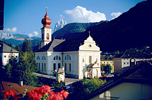 Ortsansicht St. Ulrich im Grödnertal