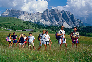 Wandern im Grödner Tal