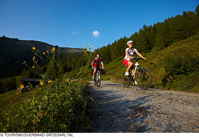 Mountainbiker im Großarltal