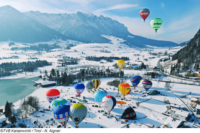 Ballonfahrten in der Ferienregion Kaiserwinkl