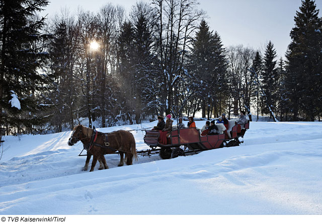 Winterurlaub in Kössen, Kaiserwinkl