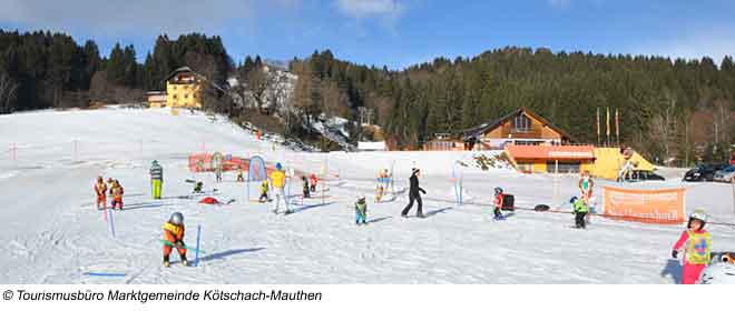 Skigebiet von Kötschach-Mauthen