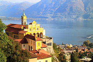 Madonna del Sasso am Lago Maggiore