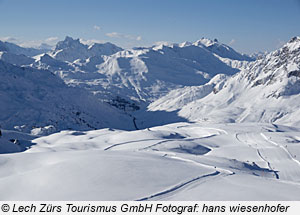 Skigebiet Lech Zürs