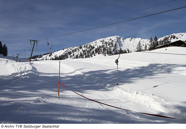 Lift im Skigebiet von Lofer