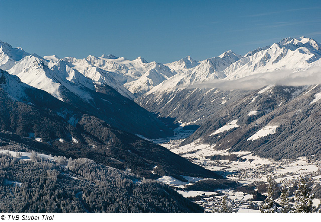 Winterliches Stubaital