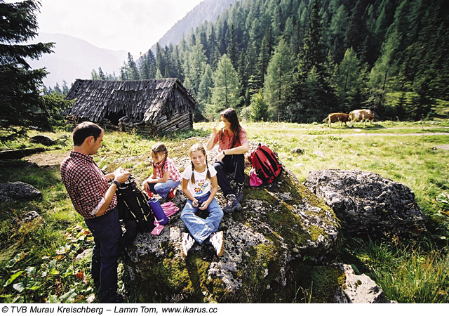 Wanderurlaub mit der Familien in Murau-Kreischberg