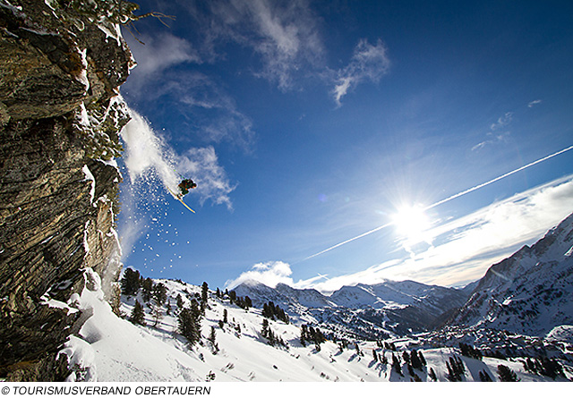 Freerider im Skigebiet von Obertauern