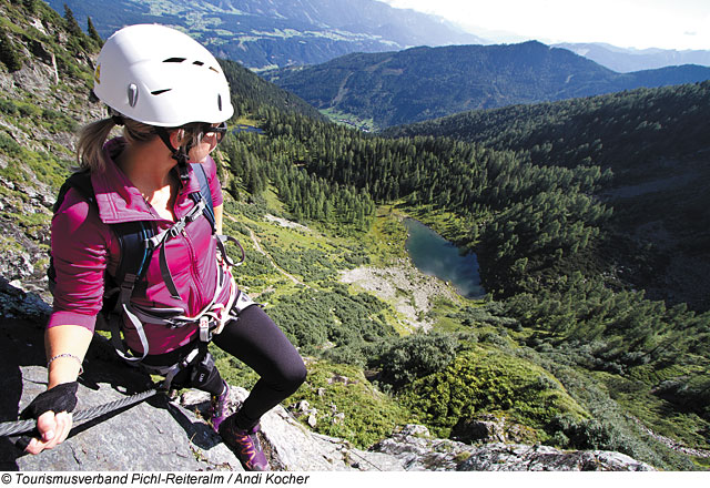 Klettersteig in Pichl-Reiteralm