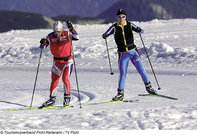 Langläufer in Pichl-Reiteralm