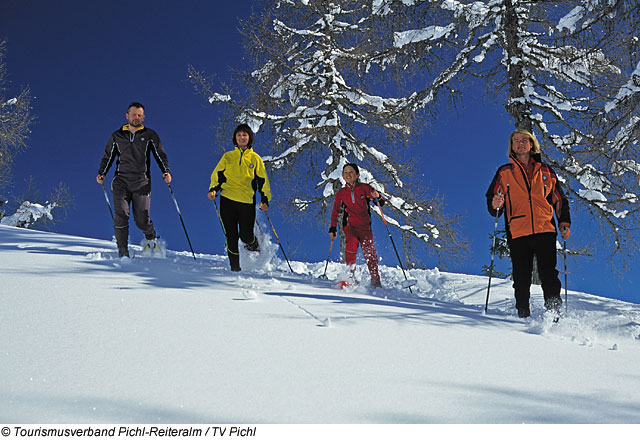 Schneeschuhlaufen in Pichl-Reiteralm
