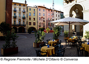 Cafe in Pinerolo, Piemont