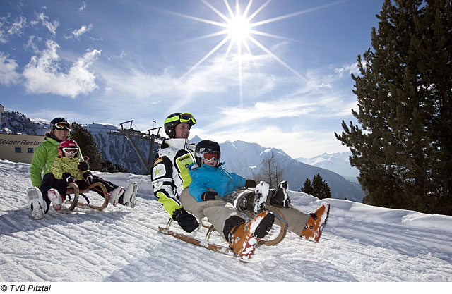 Rodeln im Pitztal