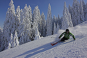 Skifahren am Pizol