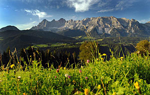 Bergpanorama bei Ramsau