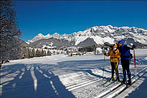 Langlauf bei Ramsau am Dachstein