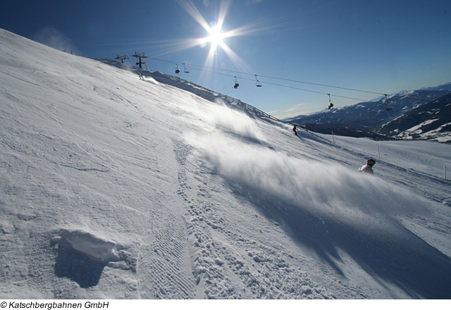 Skifahrer auf dem Katschberg