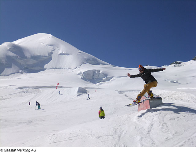 Boarderpark in Saas Fee