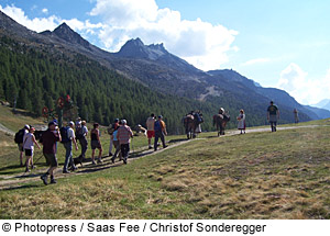 Höhenweg von Saas Fee nach Grächen