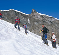 Winter-Walking im Saastal