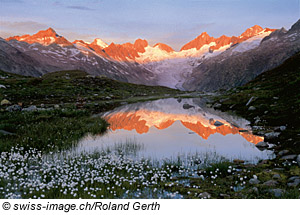 Morgenstimmung am Triebtenseeli, Berner Oberland