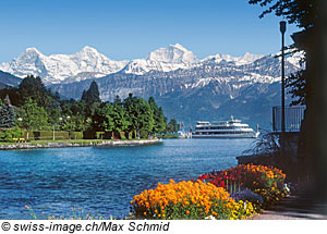Schweiz, Berner Oberland, Thunersee
