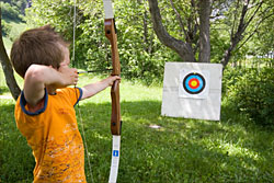 Bogenschießen für Kinder in Leukerbad