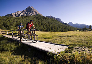 Biken in Scuol